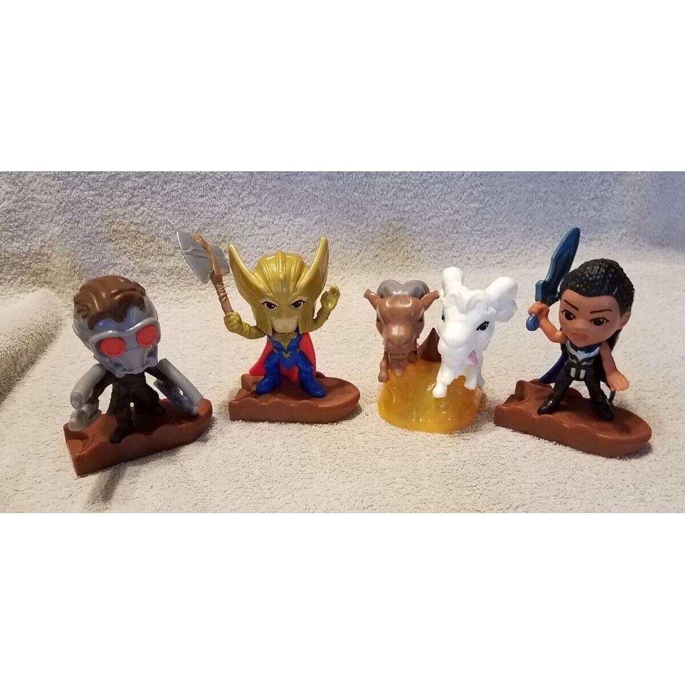 Marvel Thor Love And Thunder McDonalds 2022 Toys Lot of 4